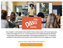 Tablet Screenshot of davisartspace.com